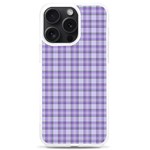 Purple Plaid Tartan 2 iPhone 15 Pro Max TPU UV Print Case