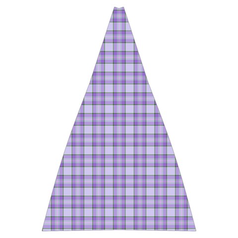 Purple Plaid Tartan 2 Automatic Folding Umbrella with Case (Large) from ArtsNow.com 13.71 x19.92  Umbrella - 6