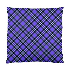 Blue Tartan Plaid 1 Diagonal Standard Cushion Case (Two Sides) from ArtsNow.com Front