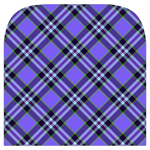 Blue Tartan Plaid 1 Diagonal Toiletries Pouch from ArtsNow.com Cover