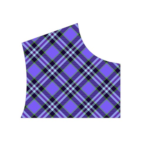 Blue Tartan Plaid 1 Diagonal Women s Button Up Vest from ArtsNow.com Top Right