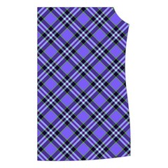 Blue Tartan Plaid 1 Diagonal Women s Button Up Vest from ArtsNow.com Front Left