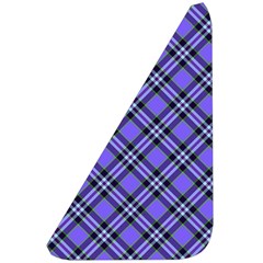 Blue Tartan Plaid 1 Diagonal Belt Pouch Bag (Small) from ArtsNow.com Front Left