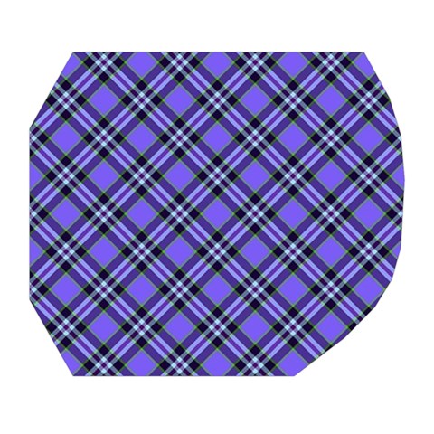 Blue Tartan Plaid 1 Diagonal Belt Pouch Bag (Small) from ArtsNow.com Tape