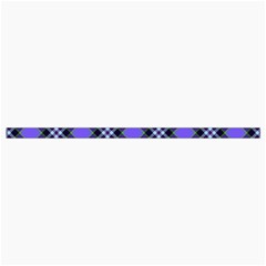 Blue Tartan Plaid 1 Diagonal Roll Up Canvas Pencil Holder (M) from ArtsNow.com Strap