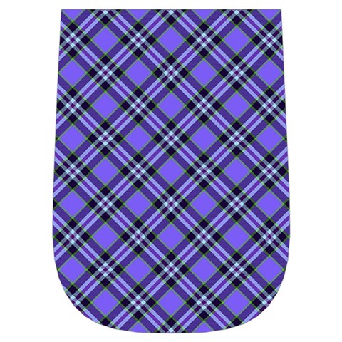 Blue Tartan Plaid 1 Diagonal Wristlet Pouch Bag (Small) from ArtsNow.com Right Side