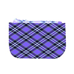 Blue Tartan Plaid 1 Diagonal 5  x 7  Hardcover Notebook from ArtsNow.com Back Cover