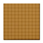 Autumn Fall Plaid Tartan 1 Tile Coaster