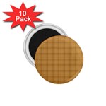 Autumn Fall Plaid Tartan 1 1.75  Magnets (10 pack) 