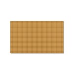 Autumn Fall Plaid Tartan 1 Sticker (Rectangular)