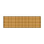 Autumn Fall Plaid Tartan 1 Sticker Bumper (10 pack)