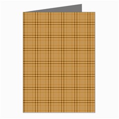 Autumn Fall Plaid Tartan 1 Greeting Cards (Pkg of 8) from ArtsNow.com Left