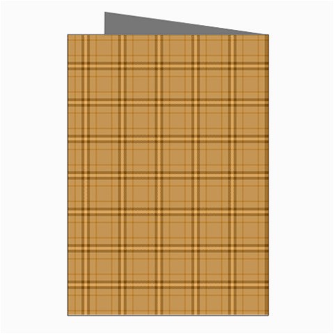 Autumn Fall Plaid Tartan 1 Greeting Cards (Pkg of 8) from ArtsNow.com Right