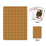 Autumn Fall Plaid Tartan 1 Playing Cards Single Design (Rectangle)