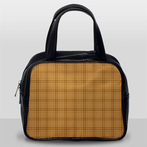 Autumn Fall Plaid Tartan 1 Classic Handbag (One Side) from ArtsNow.com Front