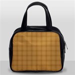 Autumn Fall Plaid Tartan 1 Classic Handbag (Two Sides)