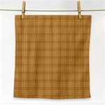 Autumn Fall Plaid Tartan 1 Face Towel