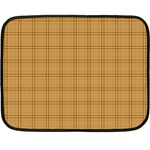 Autumn Fall Plaid Tartan 1 Fleece Blanket (Mini)