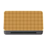 Autumn Fall Plaid Tartan 1 Memory Card Reader with CF