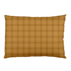 Autumn Fall Plaid Tartan 1 Pillow Case (Two Sides) from ArtsNow.com Front