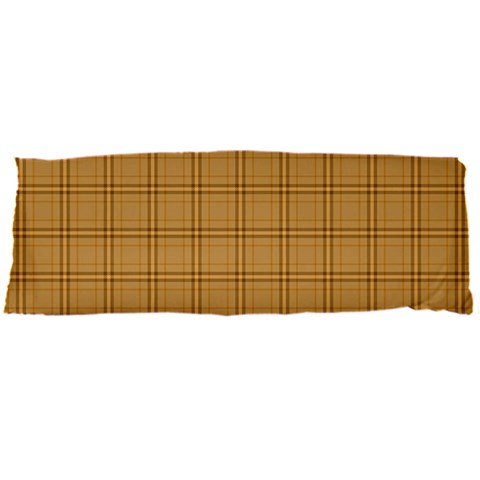 Autumn Fall Plaid Tartan 1 21 x60  Body Pillow Case Dakimakura (Two Sides) from ArtsNow.com Back