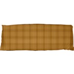 Autumn Fall Plaid Tartan 1 25 x67  Body Pillow Case Dakimakura (Two Sides)