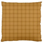 Autumn Fall Plaid Tartan 1 Large Cushion Case (One Side)