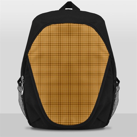 Autumn Fall Plaid Tartan 1 Backpack Bag from ArtsNow.com Front