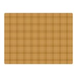 Autumn Fall Plaid Tartan 1 Two Sides Premium Plush Fleece Blanket (Mini)