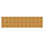 Autumn Fall Plaid Tartan 1 Oblong Satin Scarf (16  x 60 )