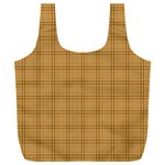 Autumn Fall Plaid Tartan 1 Full Print Recycle Bag (XXL)