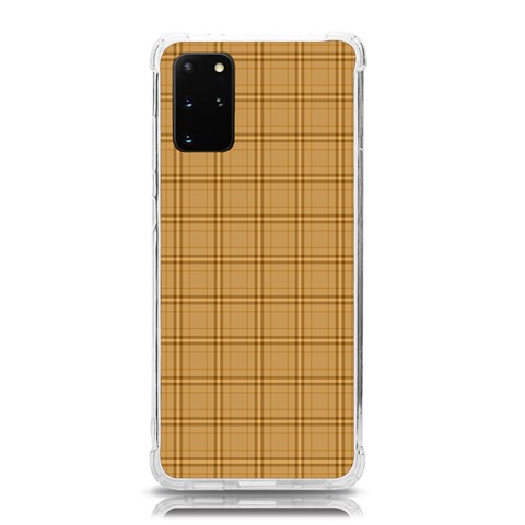 Autumn Fall Plaid Tartan 1 Samsung Galaxy S20 Plus 6.7 Inch TPU UV Case from ArtsNow.com Front