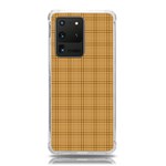 Autumn Fall Plaid Tartan 1 Samsung Galaxy S20 Ultra 6.9 Inch TPU UV Case