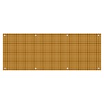 Autumn Fall Plaid Tartan 1 Banner and Sign 8  x 3 