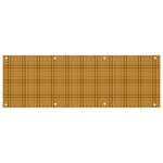 Autumn Fall Plaid Tartan 1 Banner and Sign 9  x 3 