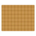 Autumn Fall Plaid Tartan 1 Premium Plush Fleece Blanket (Large)