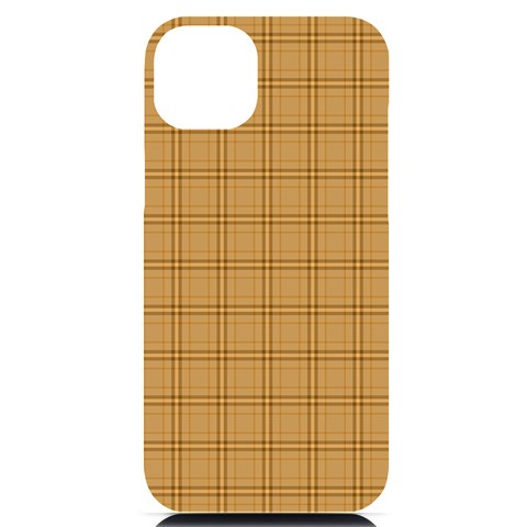 Autumn Fall Plaid Tartan 1 iPhone 14 Plus Black UV Print PC Hardshell Case from ArtsNow.com Front