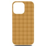 Autumn Fall Plaid Tartan 1 iPhone 14 Pro Max Black UV Print PC Hardshell Case