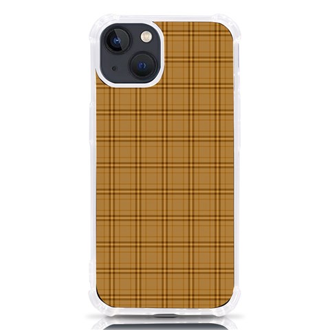 Autumn Fall Plaid Tartan 1 iPhone 13 TPU UV Print Case from ArtsNow.com Front