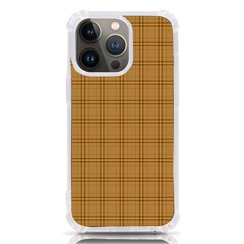 Autumn Fall Plaid Tartan 1 iPhone 13 Pro TPU UV Print Case from ArtsNow.com Front