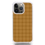 Autumn Fall Plaid Tartan 1 iPhone 13 Pro TPU UV Print Case