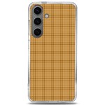 Autumn Fall Plaid Tartan 1 Samsung Galaxy S24 6.2 Inch TPU UV Case