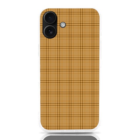 Autumn Fall Plaid Tartan 1 iPhone 16 Plus TPU UV Print Case from ArtsNow.com Front