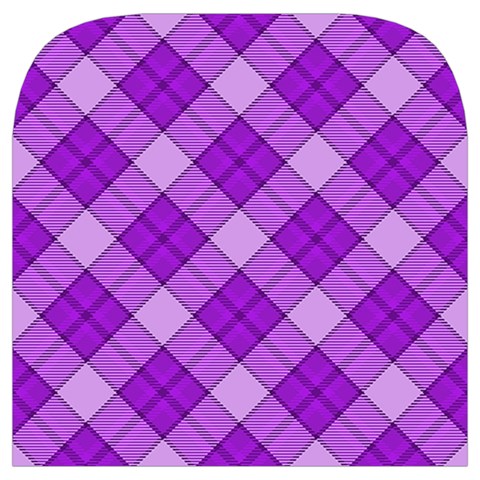 Purple Plaid Tartan 3 Diagonal (2) Toiletries Pouch from ArtsNow.com Cover