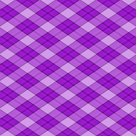 Purple Plaid Tartan 3 Diagonal (2) 5  x 7  Hardcover Notebook from ArtsNow.com Front Cover