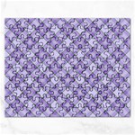 Purple Plaid Tartan 2 Diagonal Rectangular Jigsaw Puzzl