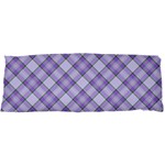 Purple Plaid Tartan 2 Diagonal 15 x40  Body Pillow Case Dakimakura (Two Sides)