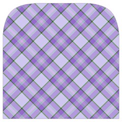 Purple Plaid Tartan 2 Diagonal Toiletries Pouch from ArtsNow.com Cover