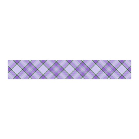 Purple Plaid Tartan 2 Diagonal Midi Wrap Pencil Skirt from ArtsNow.com Waistband