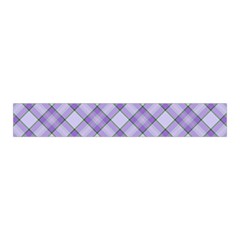 Purple Plaid Tartan 2 Diagonal Midi Wrap Pencil Skirt from ArtsNow.com Waistband